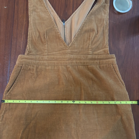 Frank & Oak Corduroy Pinafore Dress in Cathay Spice - Picture 5 of 6